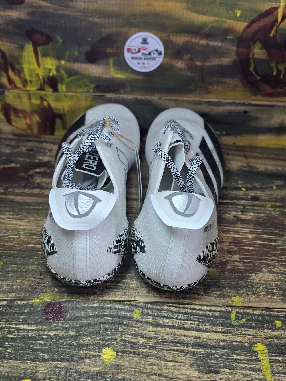Adidas Adizero Electric 2 Cloud White Snakeskin Football Mens IE8867 Sz 10 New - Picture 6 of 8